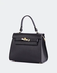 Vance Black Leather
