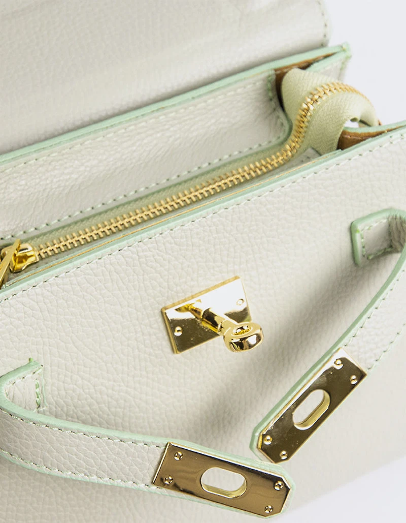 Vance Lt. Green Leather