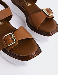 Varvara Tan Leather