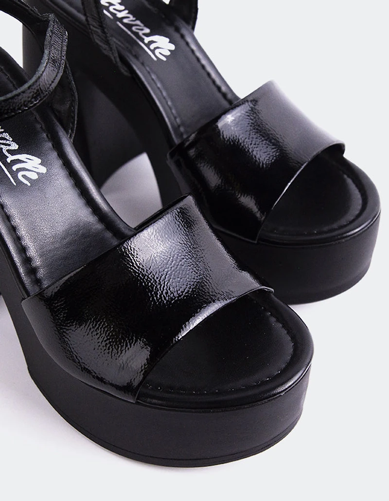 Veria Black Naplack