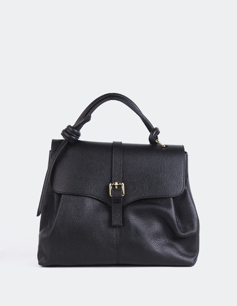 Verone Black Leather