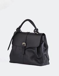 Verone Black Leather