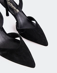 Vescia Black Suede