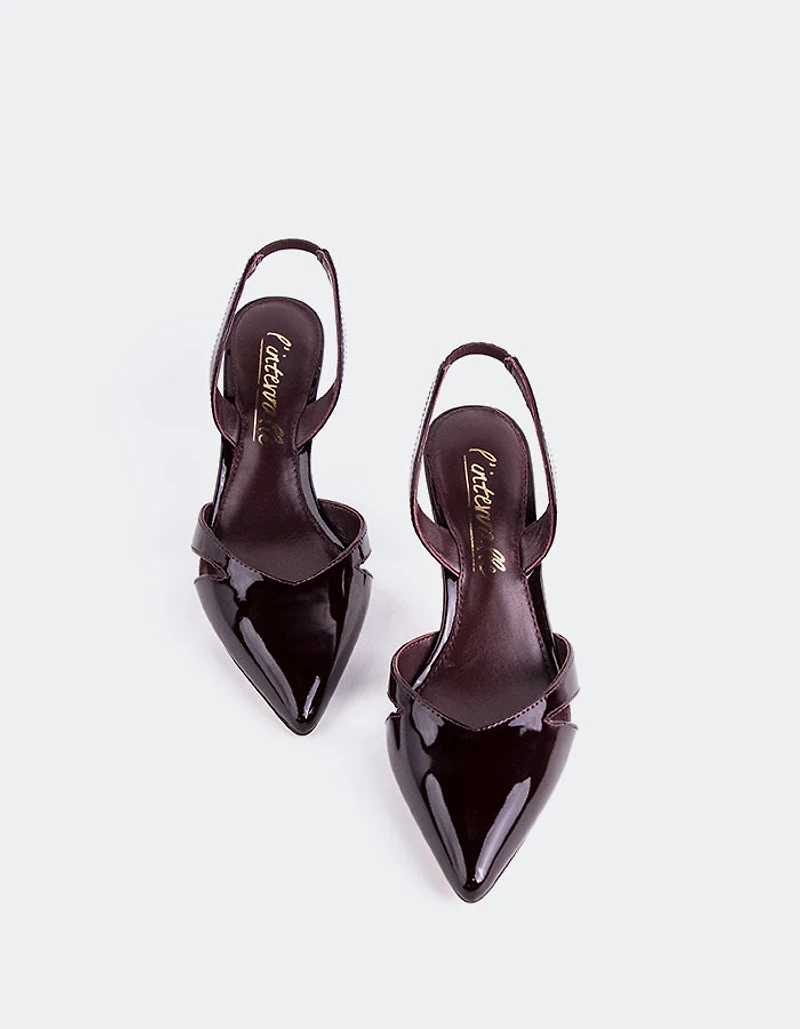 Vescia Burgundy Patent