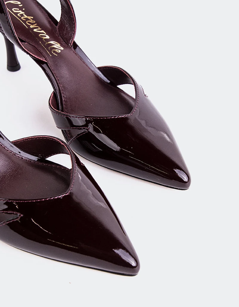 Vescia Burgundy Patent