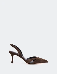 Vescia Brown Suede