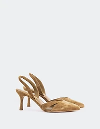 Vescia Taupe Suede
