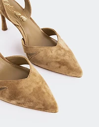 Vescia Taupe Suede