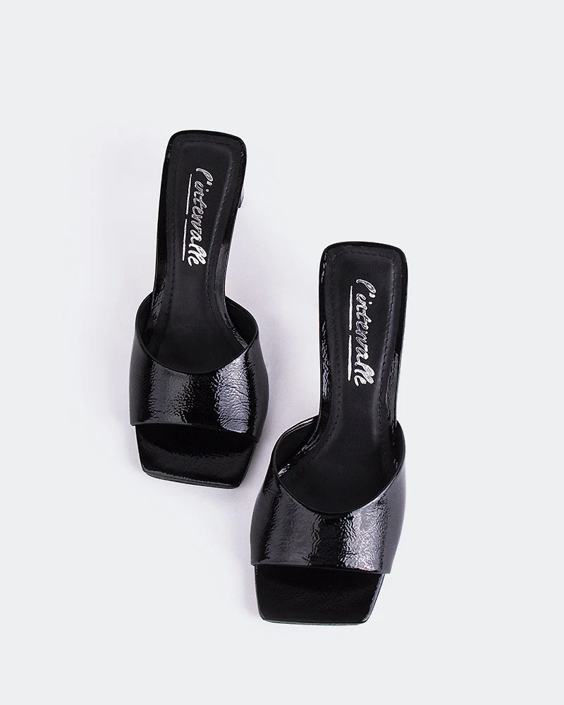 Visalia Black Naplack