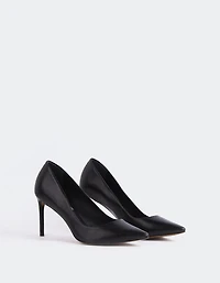 Zinnia Black Leather