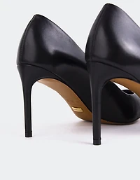 Zinnia Black Leather