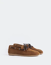 Zionne Brown Suede