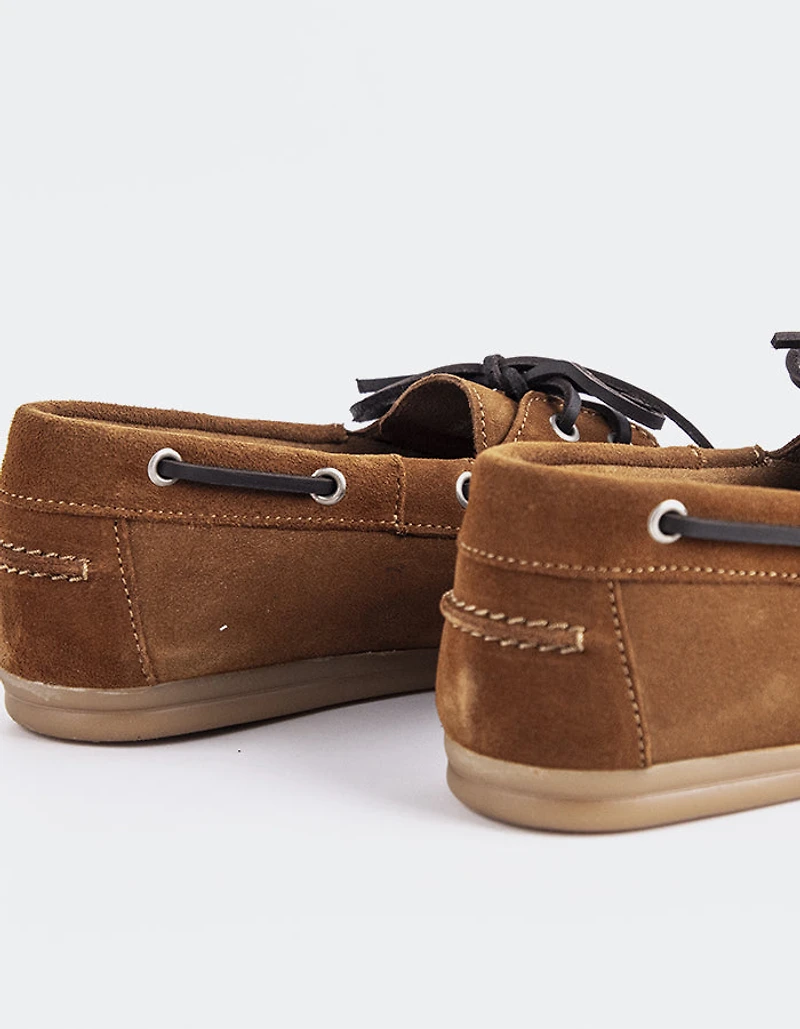 Zionne Brown Suede
