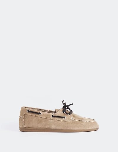 Zionne Nude Suede