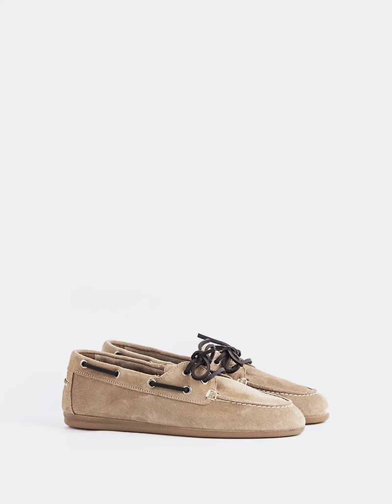 Zionne Nude Suede