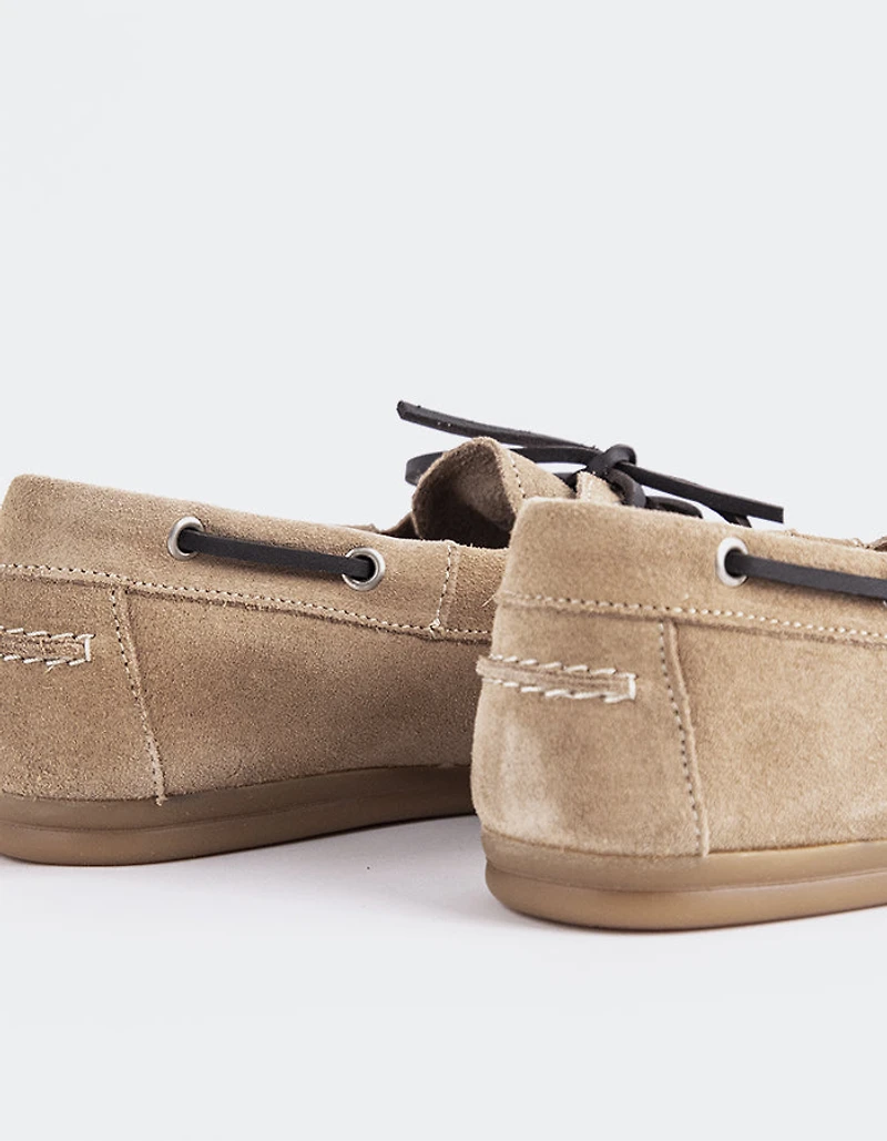 Zionne Nude Suede