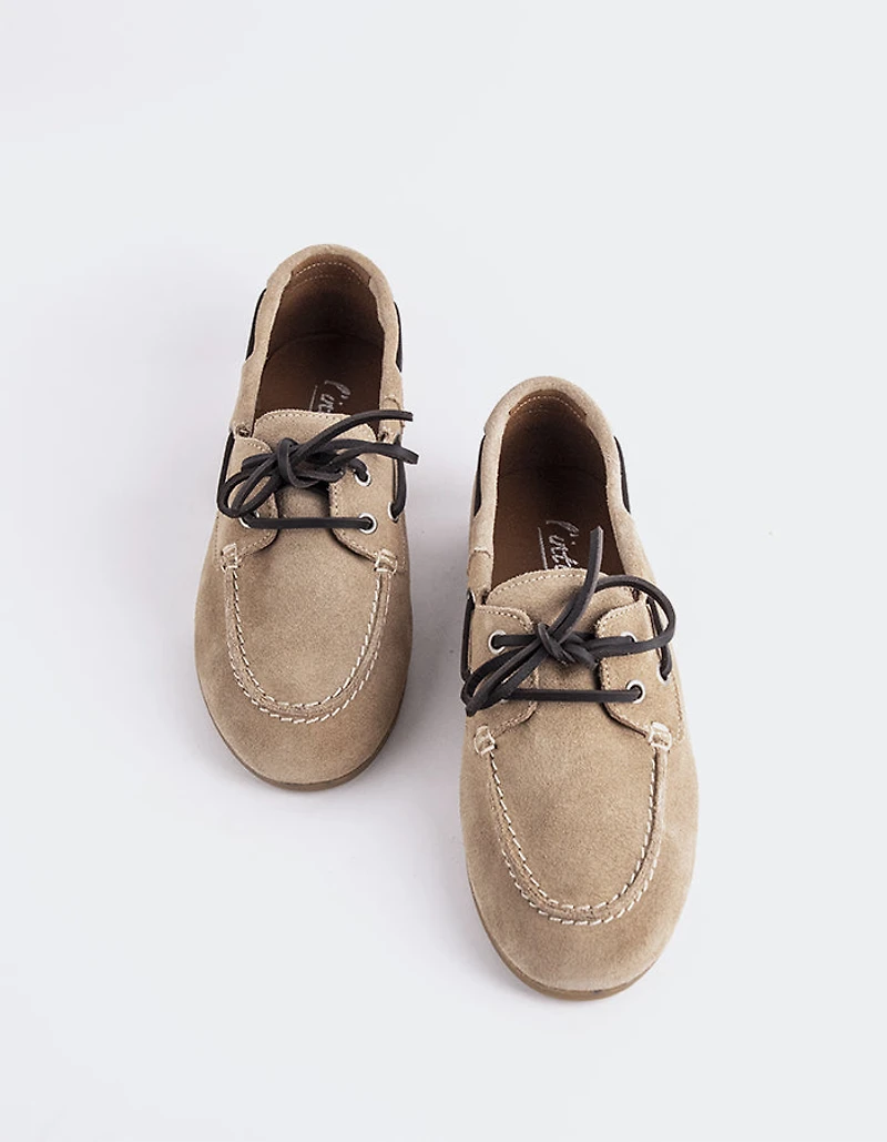 Zionne Nude Suede
