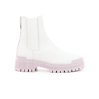 Kirby White Leather/Lilac Sole