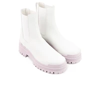 Kirby White Leather/Lilac Sole