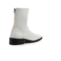 Jaca White Leather