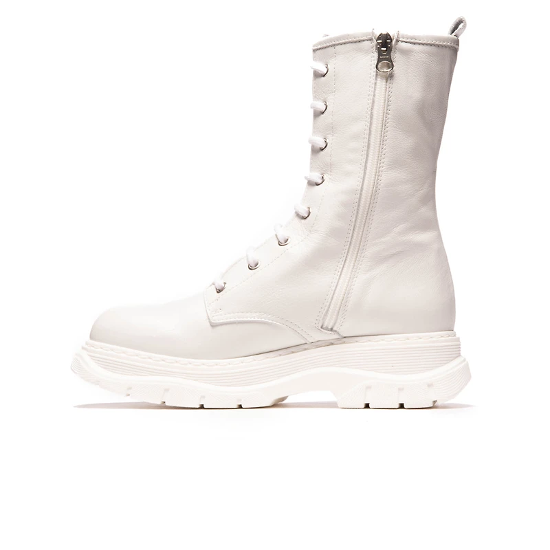 Robertson White Leather