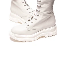 Robertson White Leather