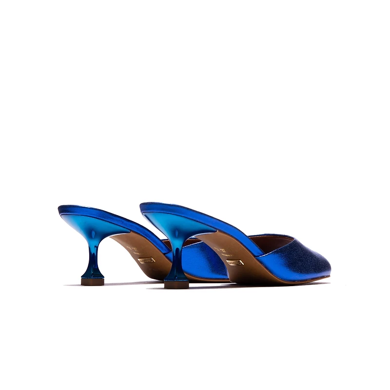 Jamila Crack Blue Leather