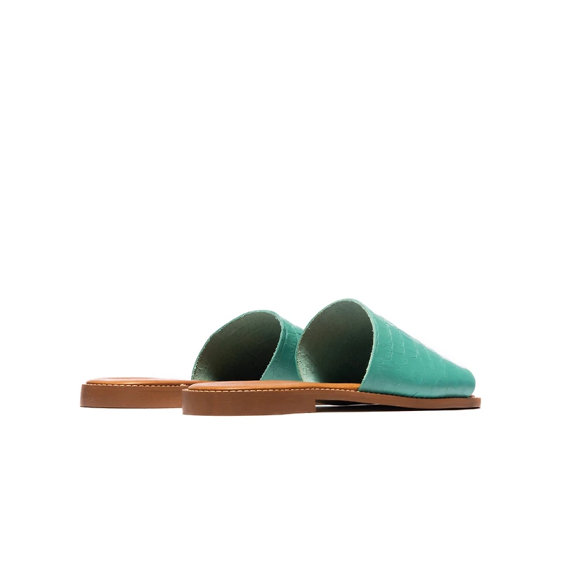 Rea Light Green Leather