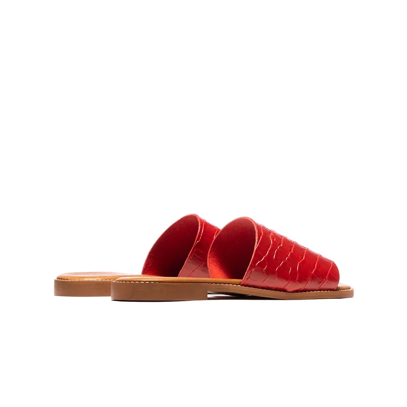 Rea Cherry Red Leather