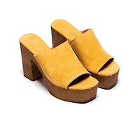 Elissa Mustard Suede