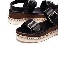Amalfie Black Leather