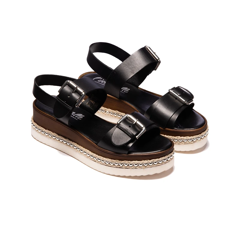 Amalfie Black Leather