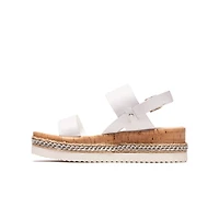 Soha White Leather