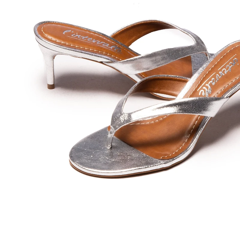 Jolene Crack Silver Leather