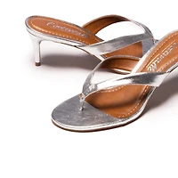 Jolene Crack Silver Leather