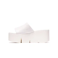 Jaya White Leather