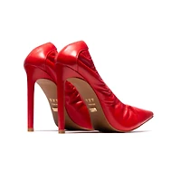 Britney Red Leather