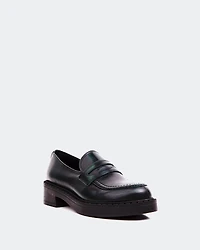 Barker Green Leather
