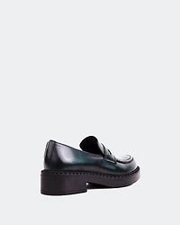Barker Green Leather