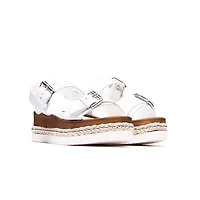 Amalfie White Leather