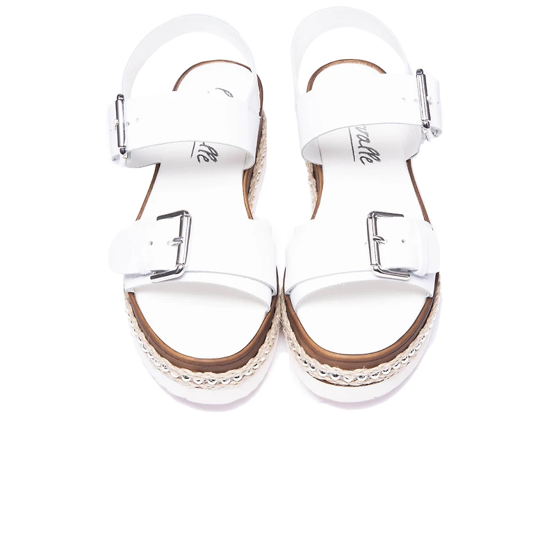 Amalfie White Leather