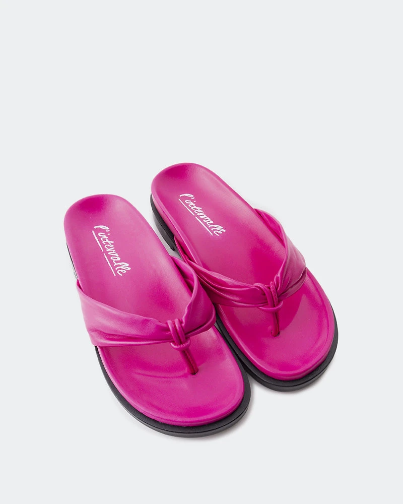 Aminta Fuchsia Leather