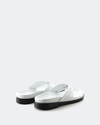 Aminta White Leather