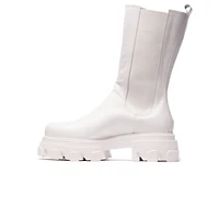 Hamako White Leather