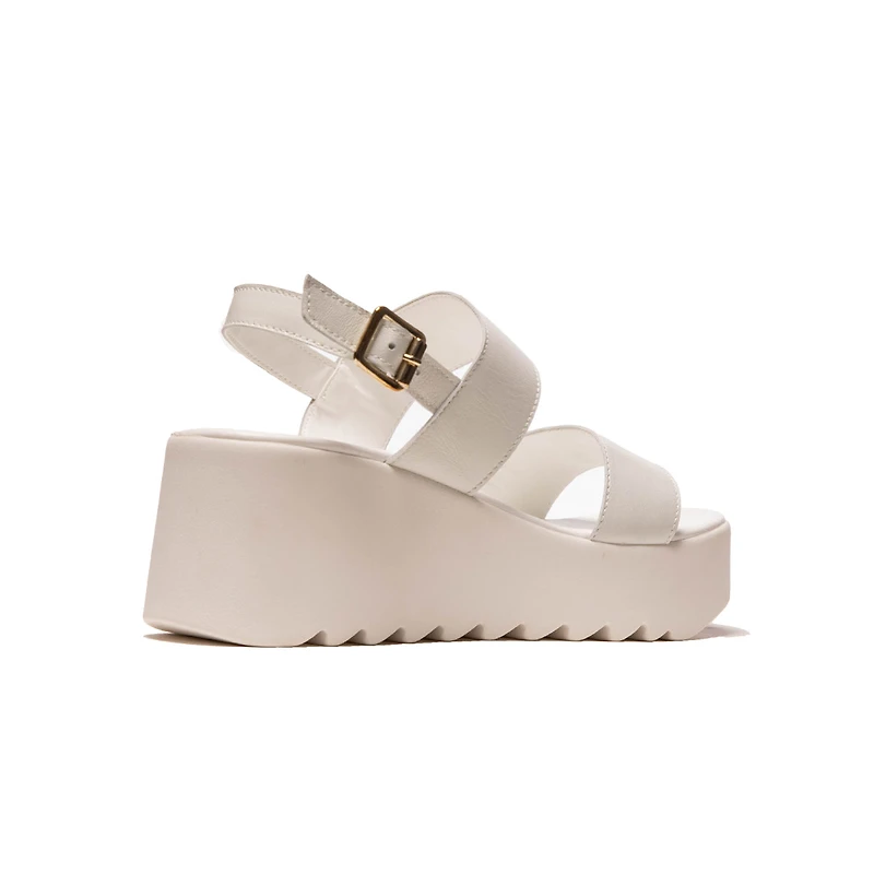 Pisa White Leather