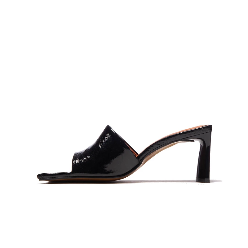 Singer Black Leather
