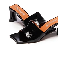 Singer Black Leather