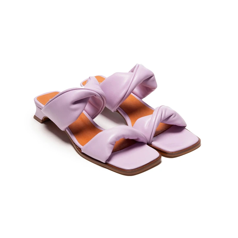 Delos Lilac Leather