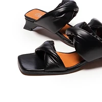 Delos Black Leather