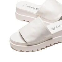 Carmi White Leather
